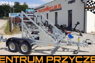 Nowa / 2 osiowa / Budowlana / Pod bęben kablowy / DMC: 2700 KG