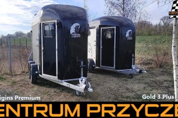 PRZYCZEPA DO TRANSPORTU KONI / bukmanka / dwukonna / koniara